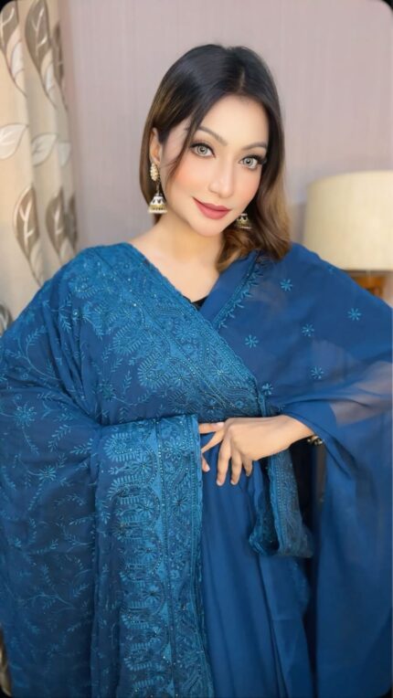 স্পেশাল সফট জর্জেট শাড়ি