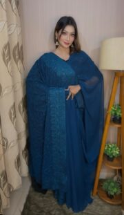 স্পেশাল সফট জর্জেট শাড়ি - Image 2